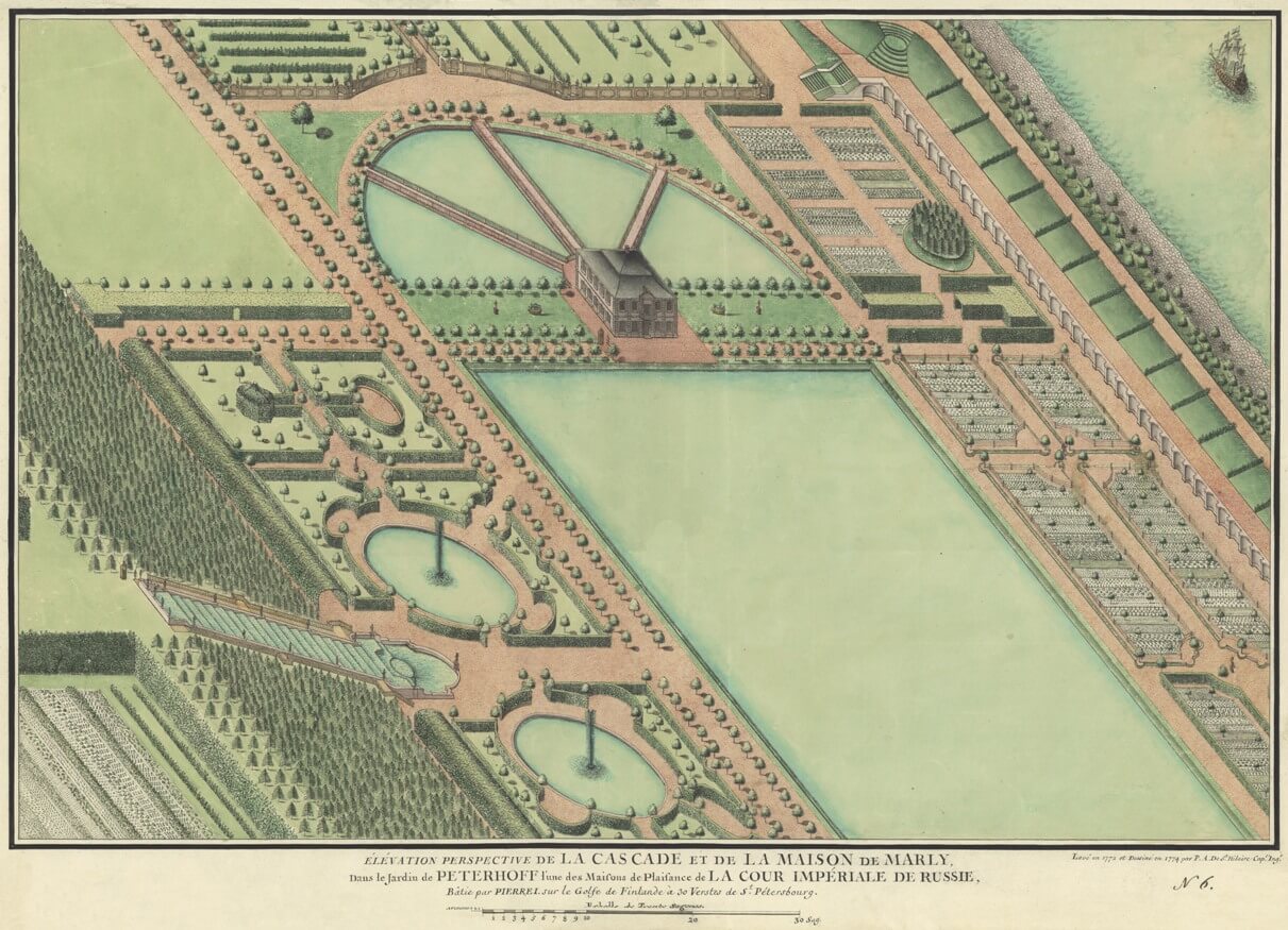 Дворец Марли в Нижнем парке Петергофа — от Малых палат Петра I к музею  культуры петровского времени (к истории строительства и воссозданий) -  Ассамблея петровских музеев России